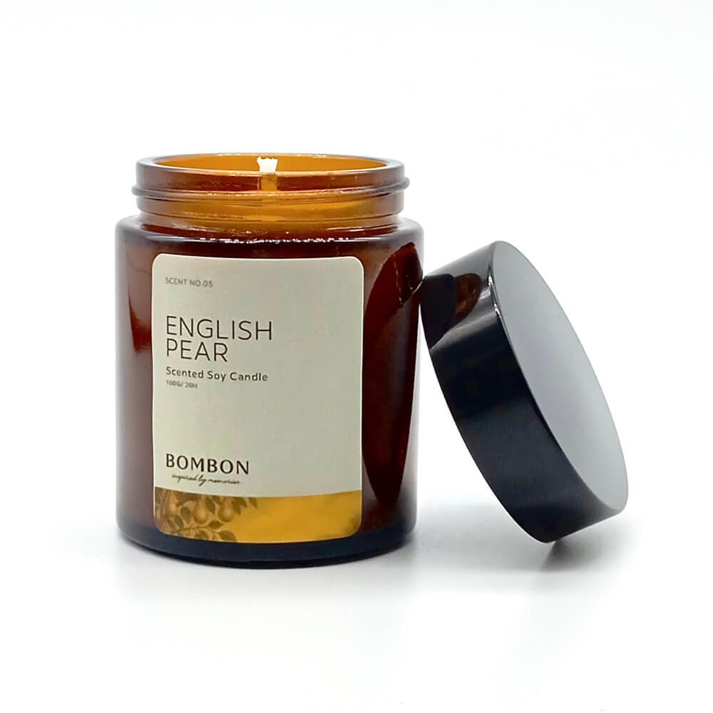 เทียนหอม BOMBON ขนาด 100 มล. กลิ่น ENGLISH PEAR_2