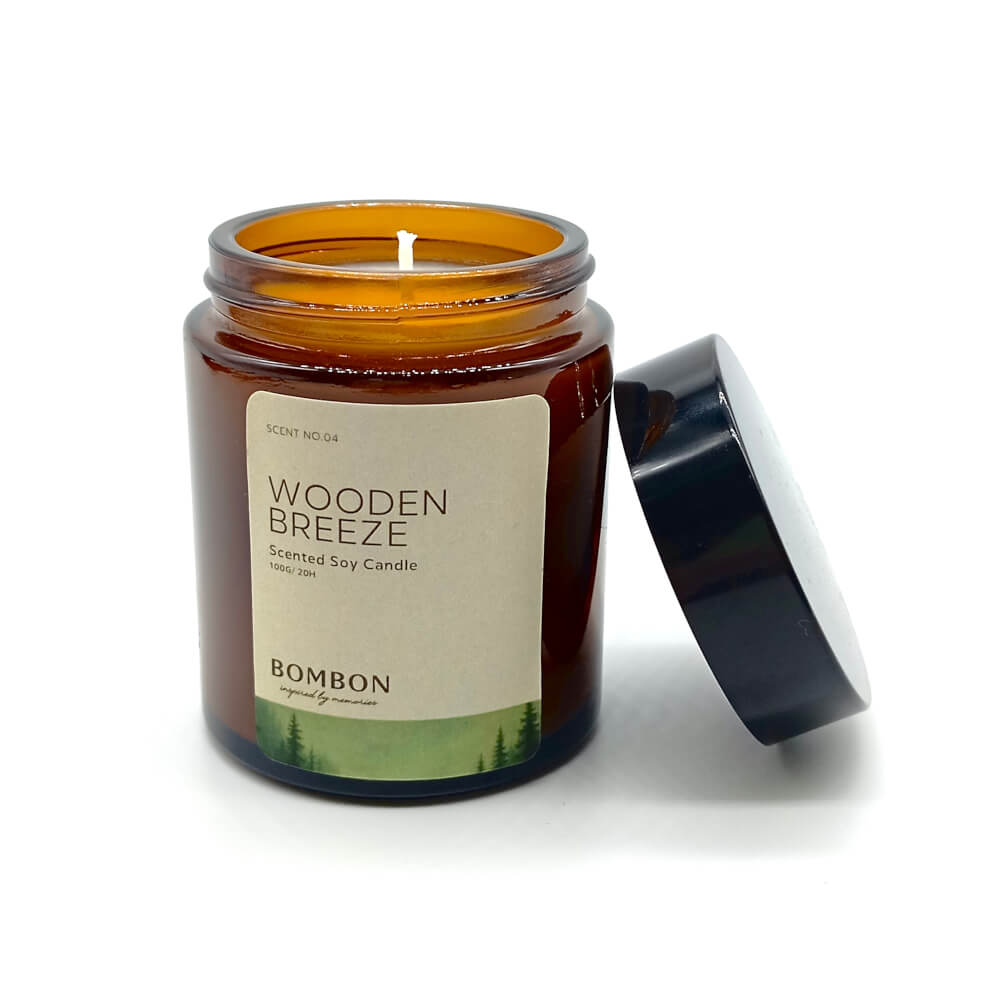 เทียนหอม BOMBON ขนาด 100 มล. กลิ่น WOODEN BREEZE_2