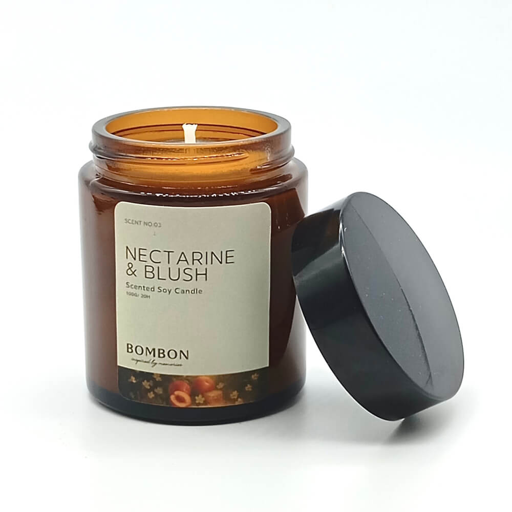 เทียนหอม BOMBON ขนาด 100 มล. กลิ่น NECTARINE AND BLUSH