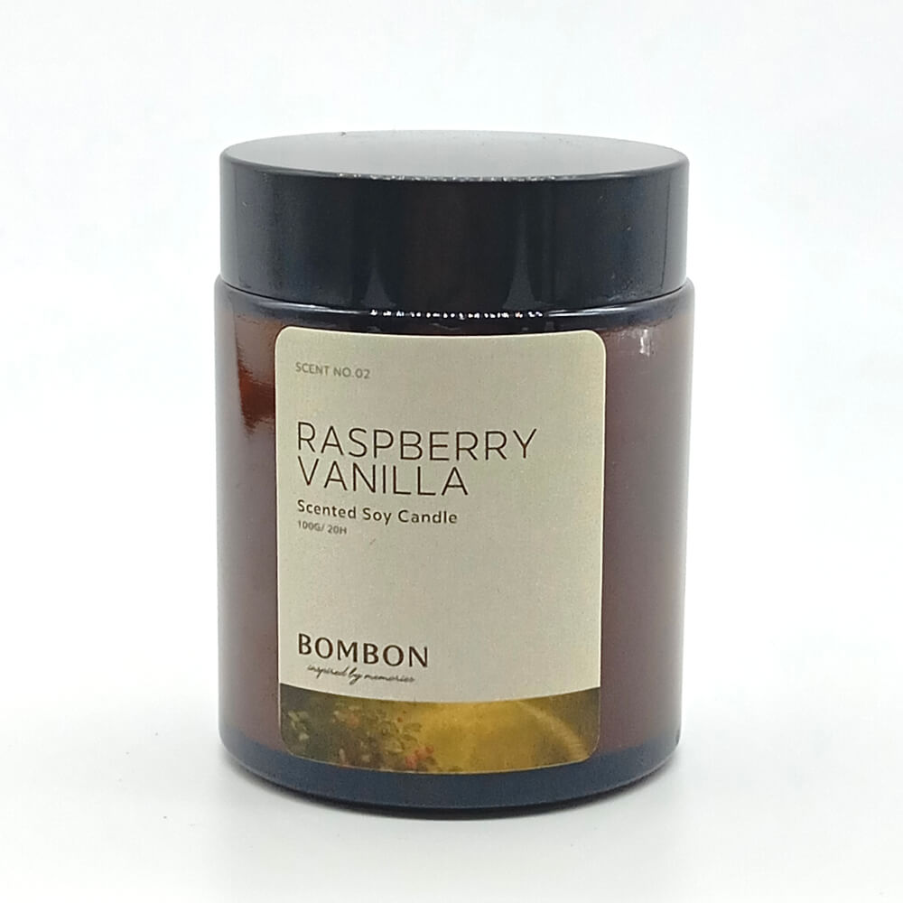 เทียนหอม BOMBON ขนาด 100 มล. กลิ่น RASPBERRY VANILLA_3