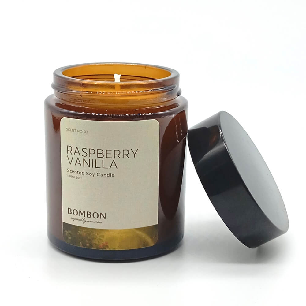 เทียนหอม BOMBON ขนาด 100 มล. กลิ่น RASPBERRY VANILLA_2