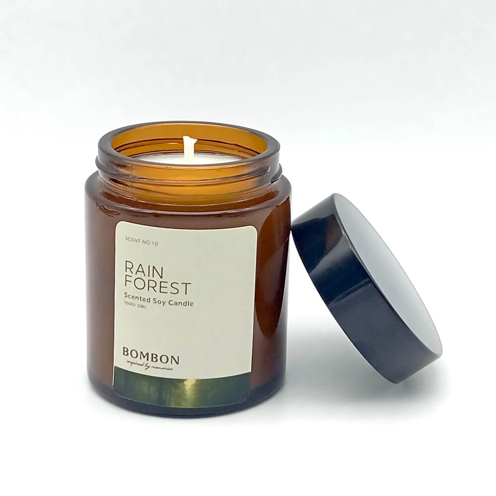 เทียนหอม BOMBON ขนาด 100 มล. กลิ่น RAIN FOREST