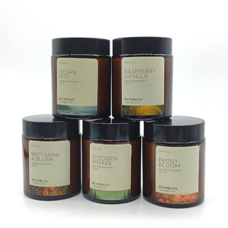 เทียนหอม BOMBON ขนาด 100 มล. กลิ่น PEONY BLOOM_4
