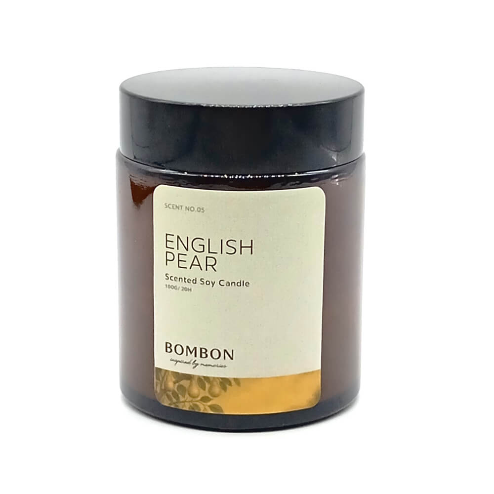 เทียนหอม BOMBON ขนาด 100 มล. กลิ่น ENGLISH PEAR_0