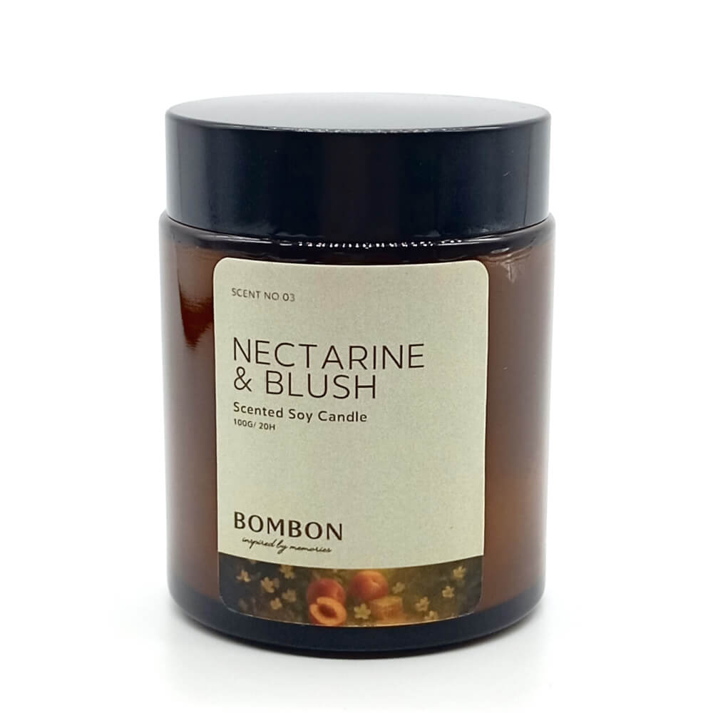 เทียนหอม BOMBON ขนาด 100 มล. กลิ่น NECTARINE AND BLUSH_5