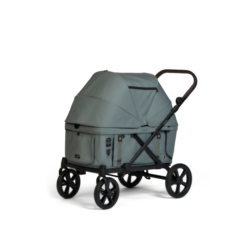 รถเข็นสัตว์เลี้ยง FIKAGO รุ่น KROSS สีเขียว รองรับน้ำหนักได้ถึง 100 KG. (รุ่นใหญ่ที่สุด)_0