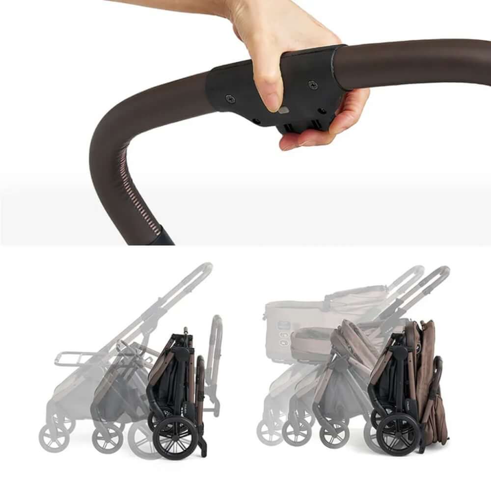 รถเข็นสัตว์เลี้ยง 2 IN 1 FIKAGO รุ่น TOGGLE สี STROLLING LETTER (ถอดคาร์ชีทและพับได้)