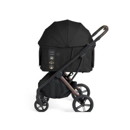 รถเข็นสัตว์เลี้ยงพับได้ FIKAGO รุ่น AGILE 2 สีดำ_0