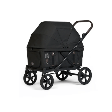 รถเข็นสัตว์เลี้ยง FIKAGO รุ่น KROSS สีดำ รองรับน้ำหนักได้ถึง 100 KG. (รุ่นใหญ่ที่สุด)_0