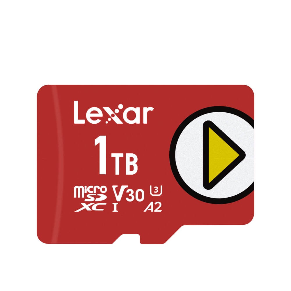 การ์ดหน่วยความจำ ไมโครเอสดีการ์ด LEXAR PLAY MICROSD CARD 1TB RW160/100MB/S (LMSPLAY001T)
