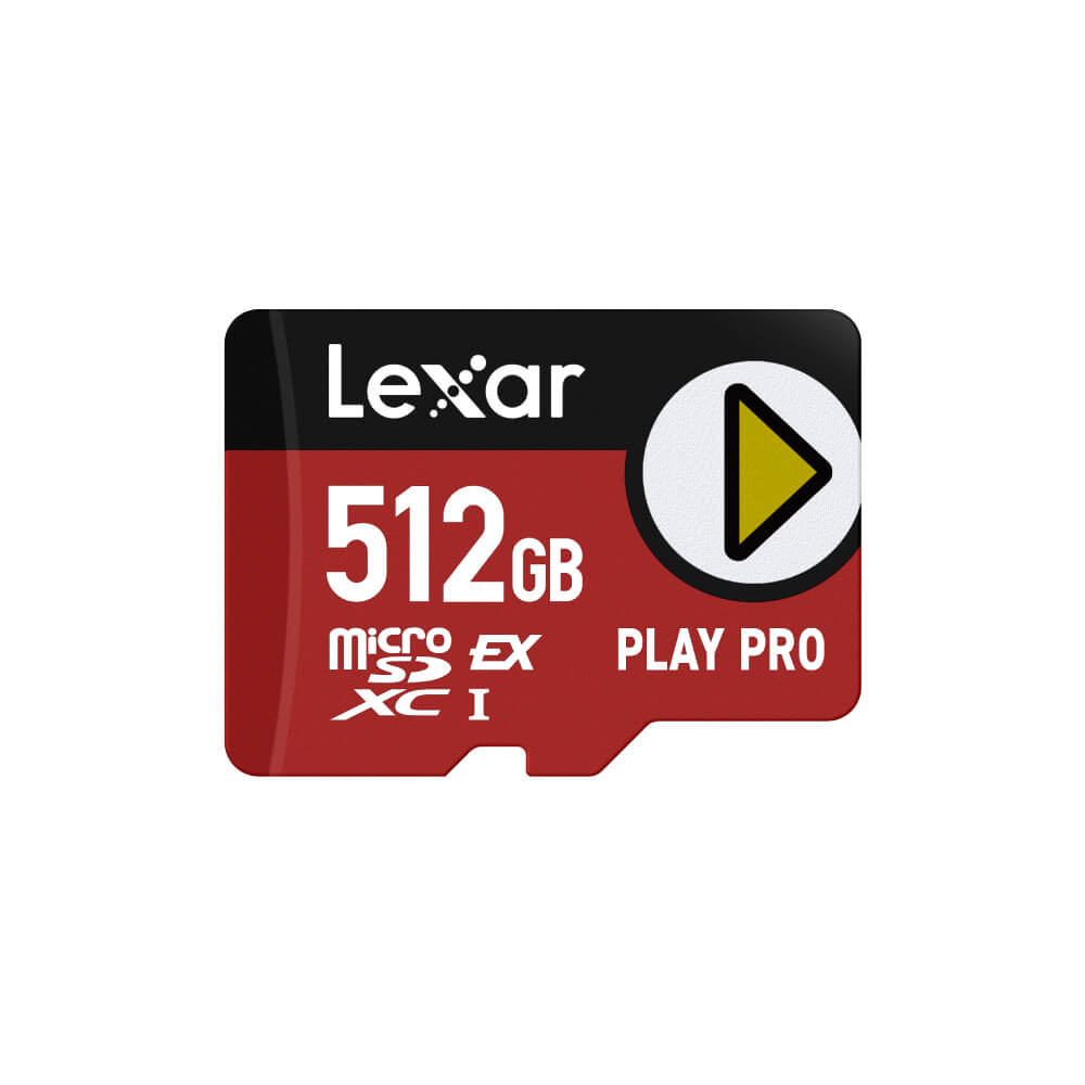 การ์ดหน่วยความจำ ไมโครเอสดีการ์ด LEXAR MICROSD CARD PLAY PRO EXPRESS 512GB RW900/600MB/S (LMSXPS0512G-BNNNG) FOR NINTENDO SWITCH