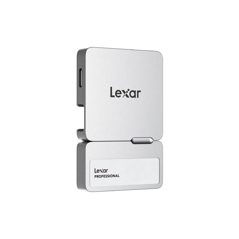 เอสเอสดีพกพา Lexar Professional Go Portable SSD SL400 with Hub 1TB Silver (LSL400S001T-RNSNG)_0