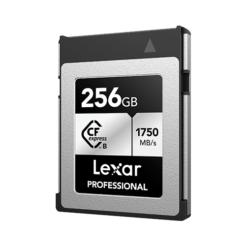 การ์ดหน่วยความจำ ซีเอฟเอ็กเพรสการ์ด LEXAR PROFESSIONAL CFEXPRESS TYPE B 256GB RW1750/1300MB/S RAW 8K XQD&reg; COMPATIBLE (LCXEXSL256G-RNEN)