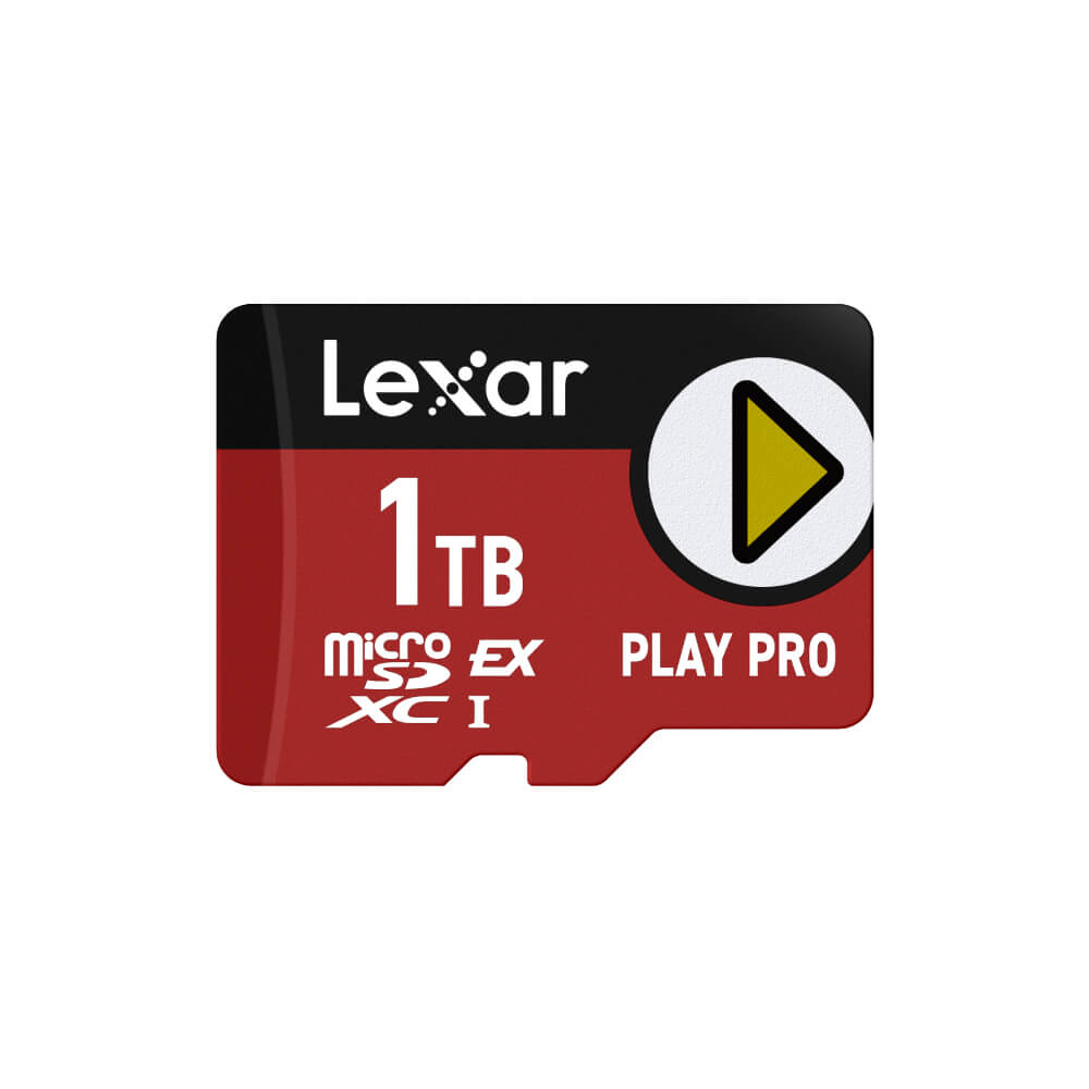 การ์ดหน่วยความจำ ไมโครเอสดีการ์ด LEXAR MICROSD CARD PLAY PRO EXPRESS 1TB RW900/600MB/S (LMSXPS0001T-BNNNG) FOR HANDHELD GAMING