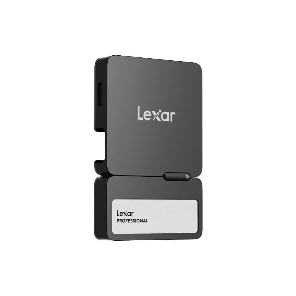 เอสเอสดีพกพา Lexar Professional Go Portable SSD SL400 with Hub 1TB Black (LSL400X001T-RNSNG) _1