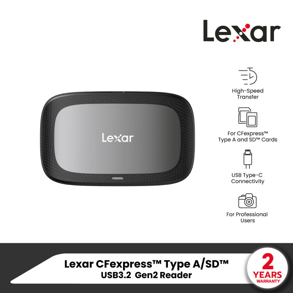 การ์ดรีดเดอร์ Lexar Dual-Slot CFexpress TypeA, SD Card