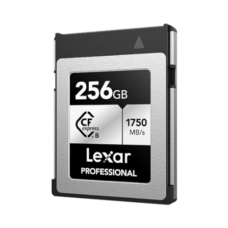 การ์ดหน่วยความจำ ซีเอฟเอ็กเพรสการ์ด LEXAR PROFESSIONAL CFEXPRESS TYPE B 256GB RW1750/1300MB/S RAW 8K XQD® COMPATIBLE (LCXEXSL256G-RNEN)_0