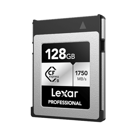 การ์ดหน่วยความจำ ซีเอฟเอ็กเพรสการ์ด LEXAR PROFESSIONAL CFEXPRESS TYPE B 128GB RW1750/1300MB/S RAW 8K XQD® COMPATIBLE (LCXEXSL128G-RNENG)_0