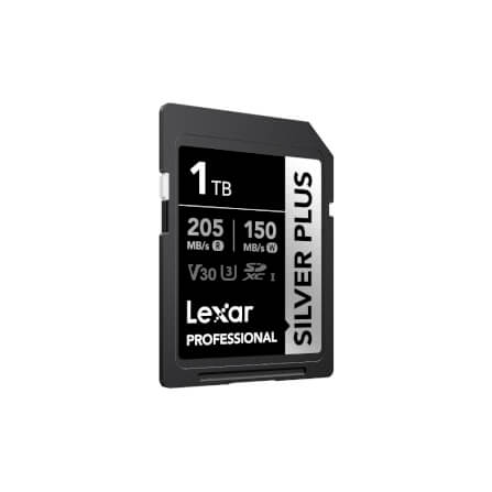 การ์ดหน่วยความจำ เอสดีการ์ด LEXAR SILVER PLUS 1TB UHS-I U3 V30 SD CARD FULL-HD 3D 4K RW205/150MB/S ZLSDSIPL001T-BNNNG)_0