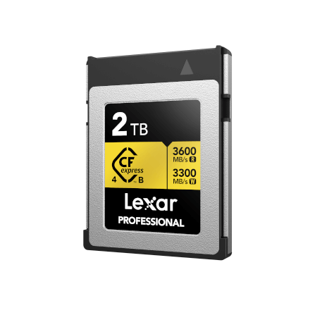 การ์ดหน่วยความจำ ซีเอฟเอ็กเพรสการ์ด LEXAR® CFEXPRESS™ 4.0 TYPE B CARD 2TB RW3600/3300MB/S VPG400 RAW 8K (LCXEXP4002T-RNENG)_0