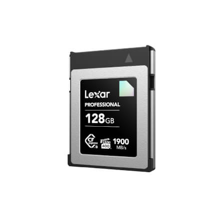 การ์ดหน่วยความจำ ซีเอฟเอ็กเพรสการ์ด LEXAR CFEXPRESS TYPE B 128GB DIAMOND VPG400 RAW 4K 6K 8K RW1900/1700MB/S (LCXEXDM128G)_0