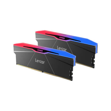 แรมพีซี LEXAR® ARES RGB 2ND GEN DDR5 DESKTOP MEMORY 7600 32GB KIT (LD5U16G76C36BR-RGD)_0