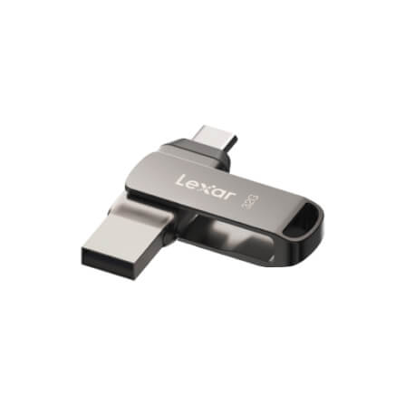 แฟลชไดรฟ์ Lexar D400 32GB Dual USB Type-C/A USB 3.1 2-in-1_0