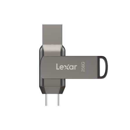 แฟลชไดรฟ์ Lexar D400 256GB Dual USB Type-C/A USB 3.1 2-in-1_1