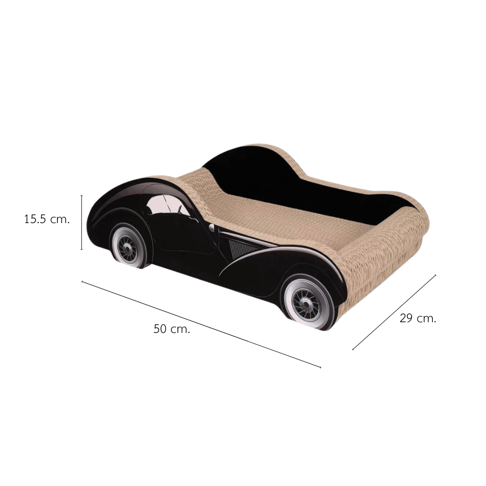 ที่ลับเล็บแมว PETELLE รุ่น CAT SPORTSCAR ทรงรถซูเปอร์คาร์ สีดำ