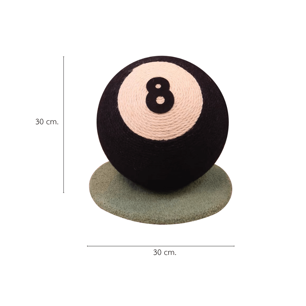 ที่ลับเล็บแมวทรงลูกบิลเลียด PETELLE รุ่น 8-BALL