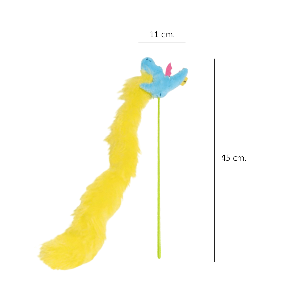 ไม้ตกแมว PETELLE รุ่น CAT WAND ลายมังกร_0