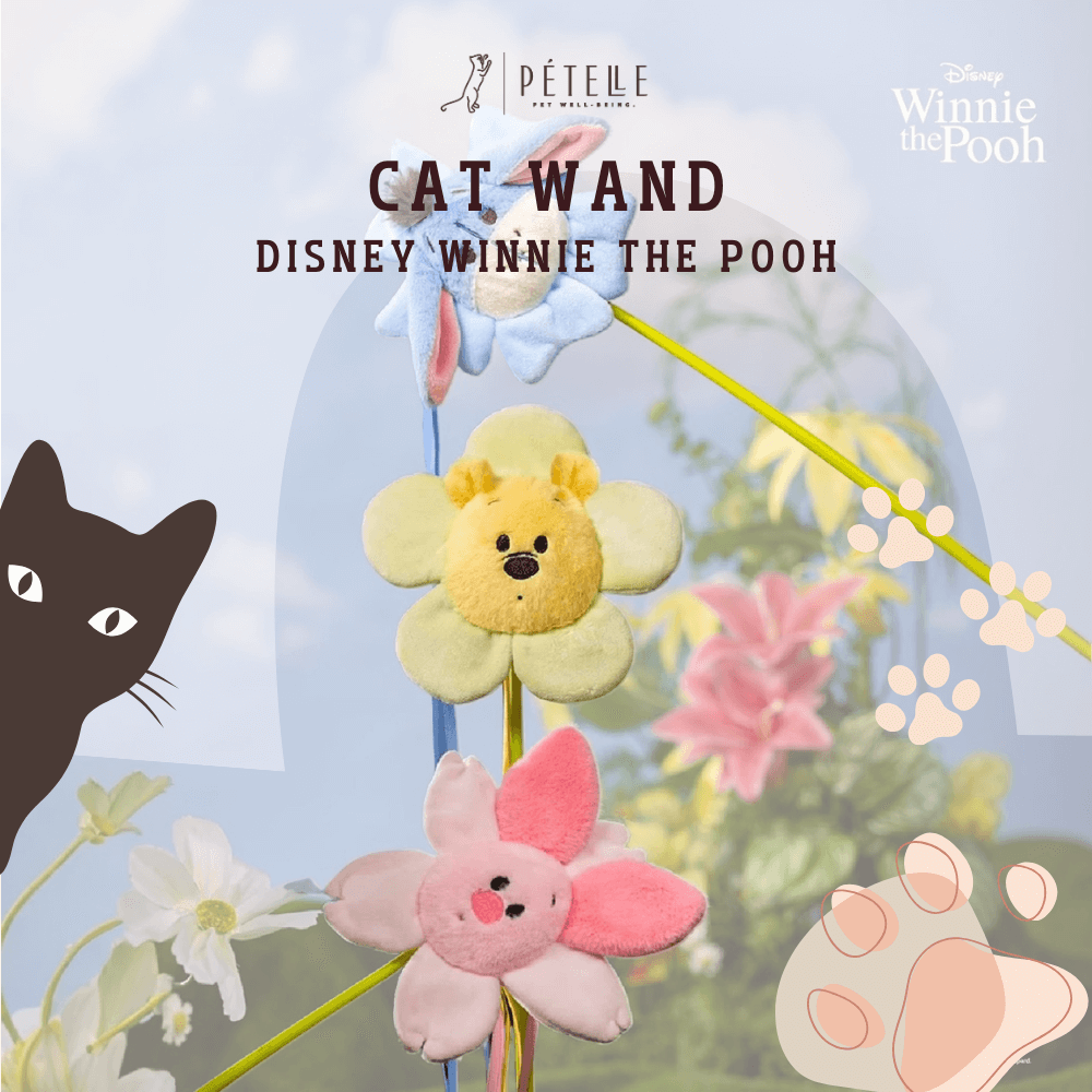 ไม้ตกแมว PETELLE รุ่น CAT WAND ลายดิสนีย์ วินนี่เดอะพูห์ (อียอร์)_1