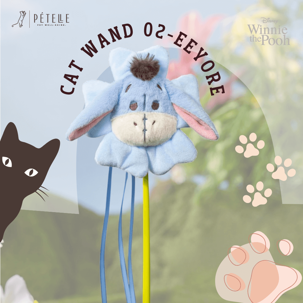 ไม้ตกแมว PETELLE รุ่น CAT WAND ลายดิสนีย์ วินนี่เดอะพูห์ (อียอร์)_2