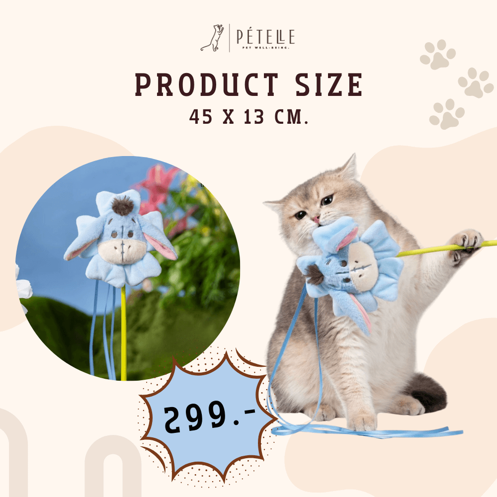 ไม้ตกแมว PETELLE รุ่น CAT WAND ลายดิสนีย์ วินนี่เดอะพูห์ (อียอร์)_3