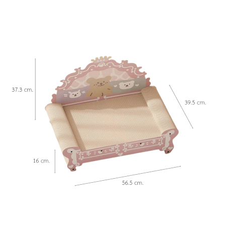 ที่ลับเล็บแมวเตียงเจ้าหญิง PETELLE รุ่น PRINCESS LOUNGE_0