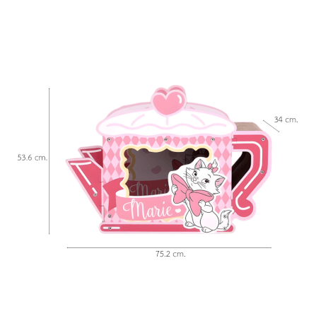 ที่ลับเล็บแมว PETELLE MARIE CAT COLLECTION บ้านแมวลายมารี กาน้ำชา_0