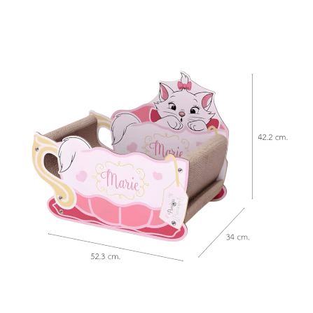 ที่ลับเล็บแมว PETELLE MARIE CAT COLLECTION เลาจน์แมวลายมารี ถ้วยกาแฟ_0