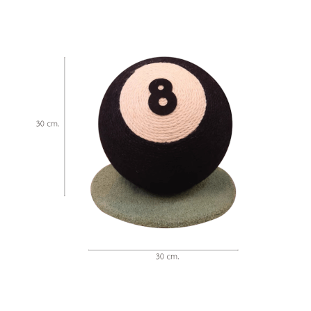 ที่ลับเล็บแมวทรงลูกบิลเลียด PETELLE รุ่น 8-BALL_0
