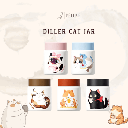 แก้วเก็บอุณหภูมิ PETELE รุ่น T-095 ขนาด 150 มล. สี ESPRESSO CAT_4