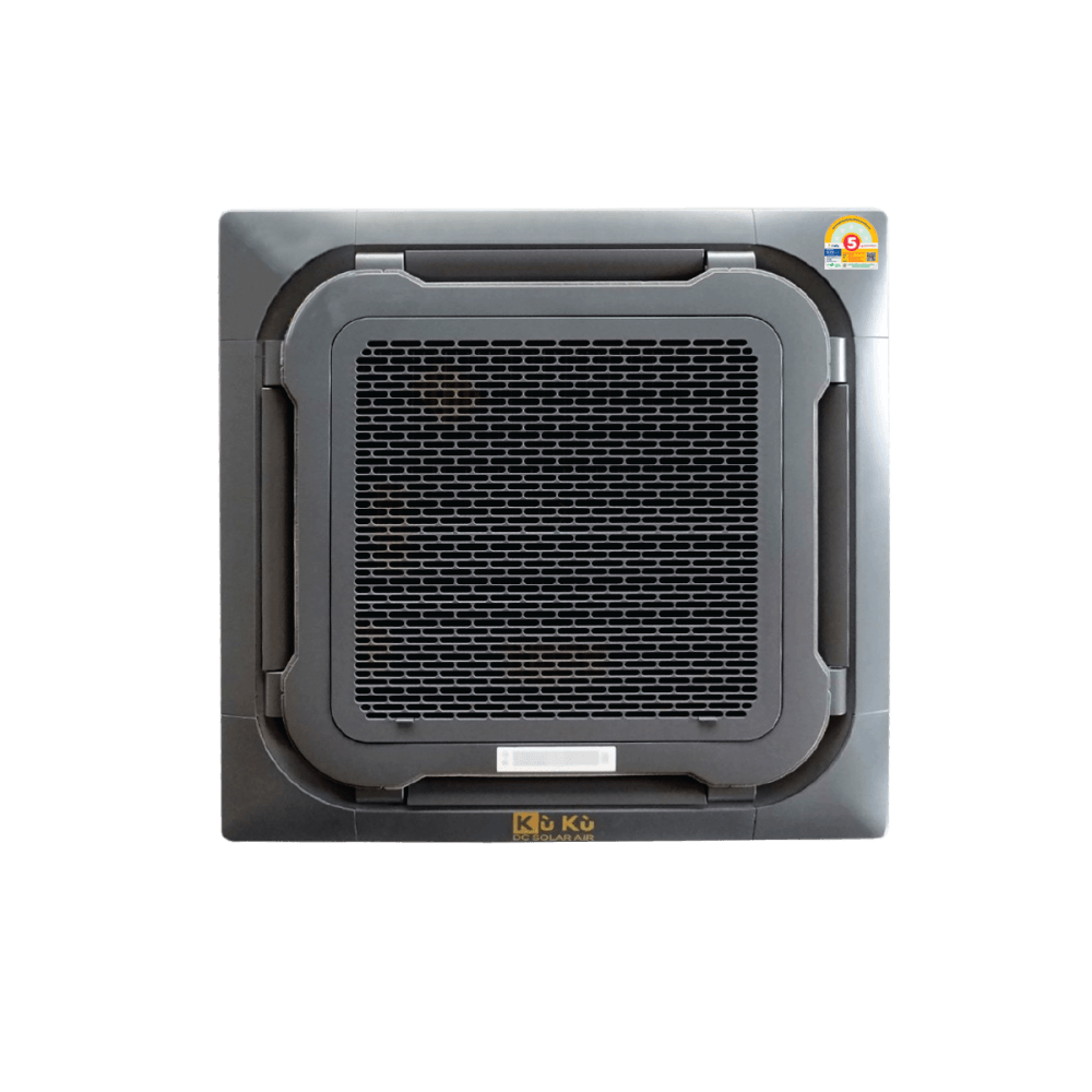 แอร์เพดาน KUKUAIR CASSETTE TYPE 24,000 BTU พร้อมแผงโซล่าเซลล์ 3.71 KWH (ไม่รวมติดตั้ง)_0