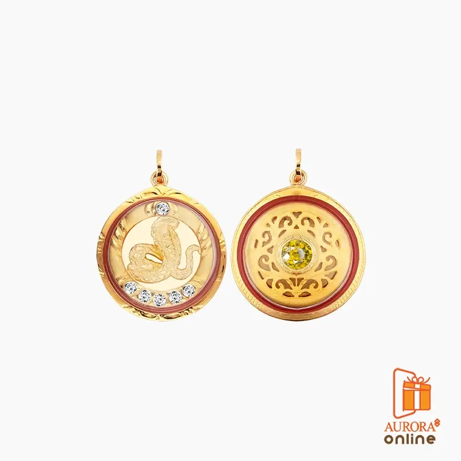 จี้นักษัตร ปีมะเส็ง AURORA DESIGN ทองคำแท้ 75%