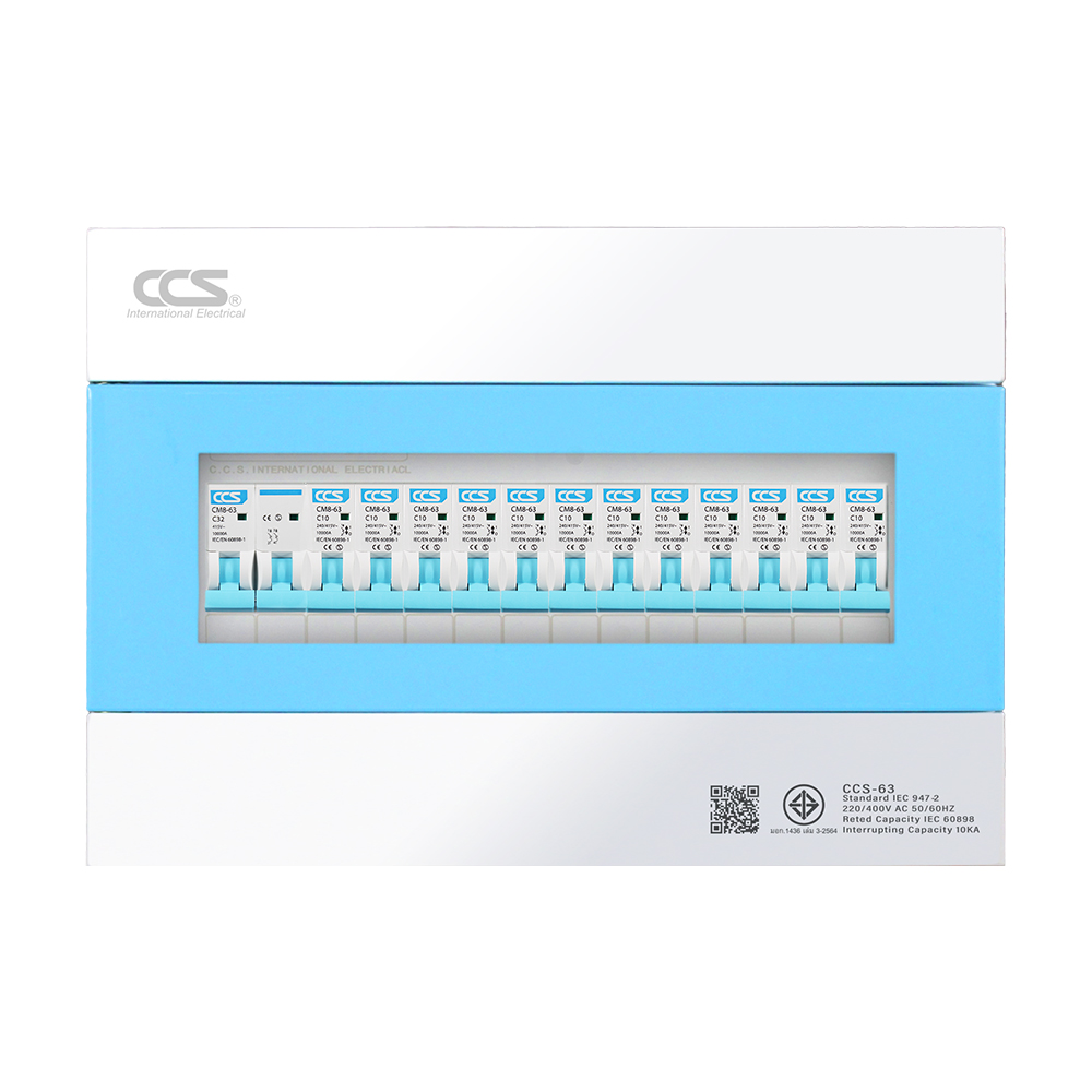 ตู้คอนซูมเมอร์ยูนิต ครบชุด 12 ช่อง 63 แอมป์ CCS รุ่น CCU6-12+12_0