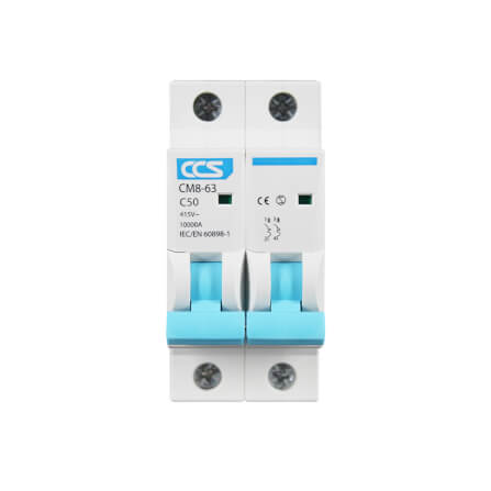 เบรกเกอร์ 50 แอมป์ 2 โพล CCS รุ่น CM8-63_1