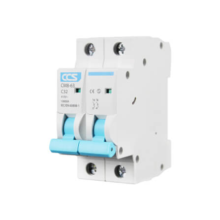 เบรกเกอร์ 25 แอมป์ 2 โพล CCS รุ่น CM8-63_2