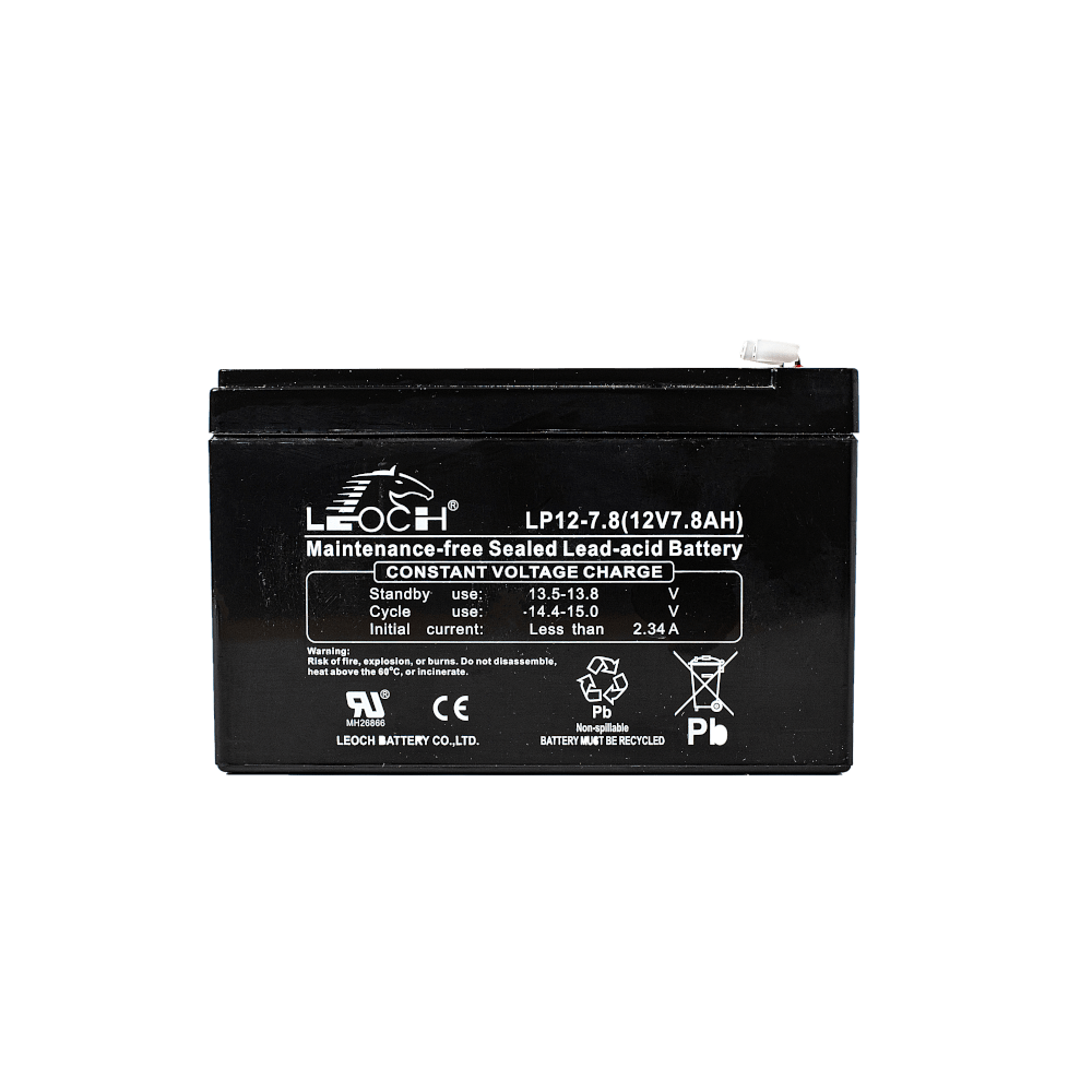 แบตเตอรี่แห้ง LEOCH LP12-7.8 (12V 7.8AH) เครื่องสำรองไฟฟ้า UPS_0