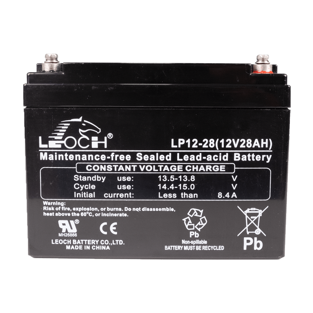 แบตเตอรี่แห้ง LEOCH LP12-28 (12V 28AH) สำหรับเครื่องสำรองไฟฟ้า UPS_4