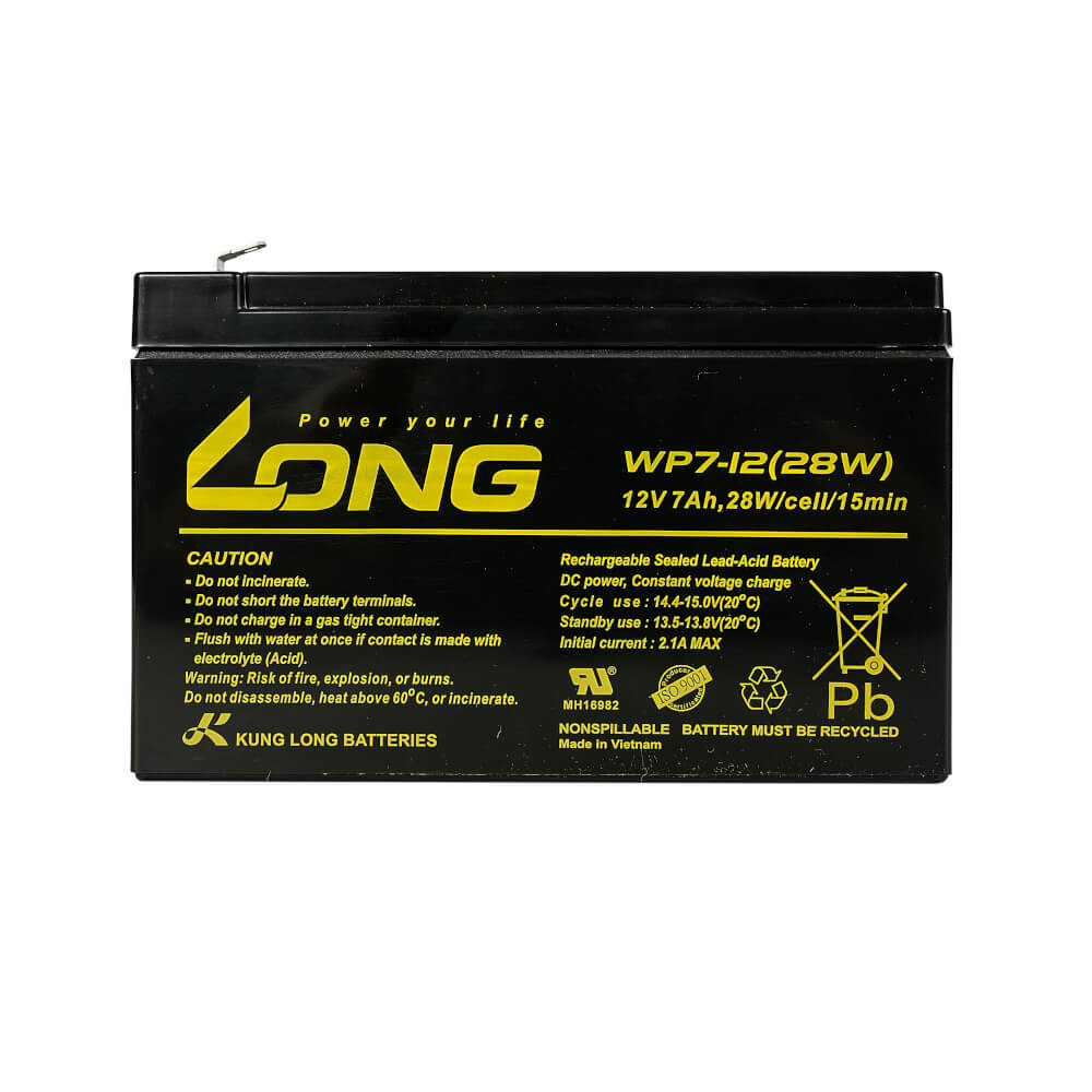 แบตเตอรี่แห้ง LONG WP7-12(28W) (12V 7AH) สำหรับเครื่องสำรองไฟฟ้า UPS_0