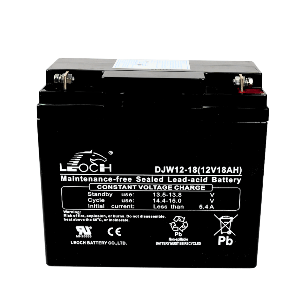 แบตเตอรี่แห้ง LEOCH DJW12-18 (12V 18AH) สำหรับเครื่องสำรองไฟฟ้า UPS_4