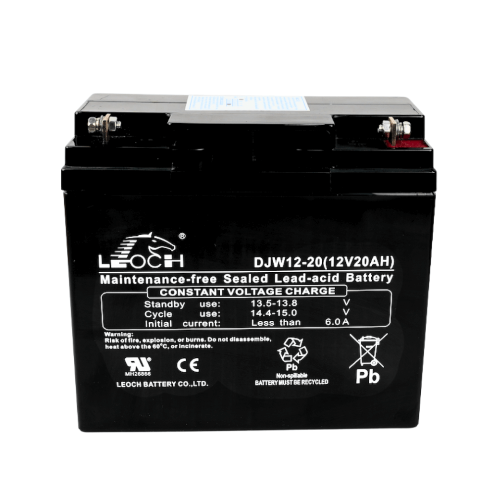 แบตเตอรี่แห้ง LEOCH DJW12-20 (12V 20AH) สำหรับเครื่องสำรองไฟฟ้า UPS_4