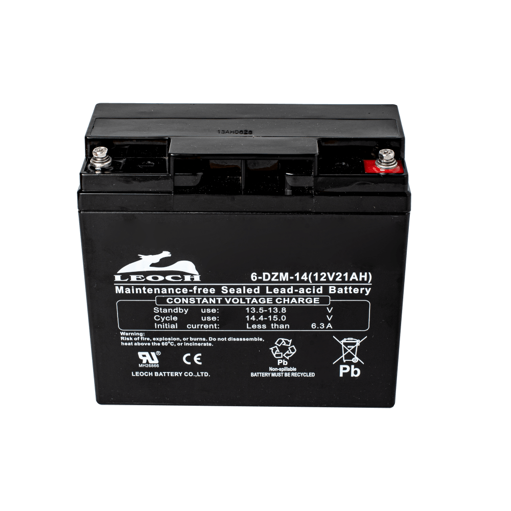 แบตเตอรี่แห้ง LEOCH 6-DZM-14 (12V 21AH) สำหรับเครื่องสำรองไฟฟ้า UPS_4